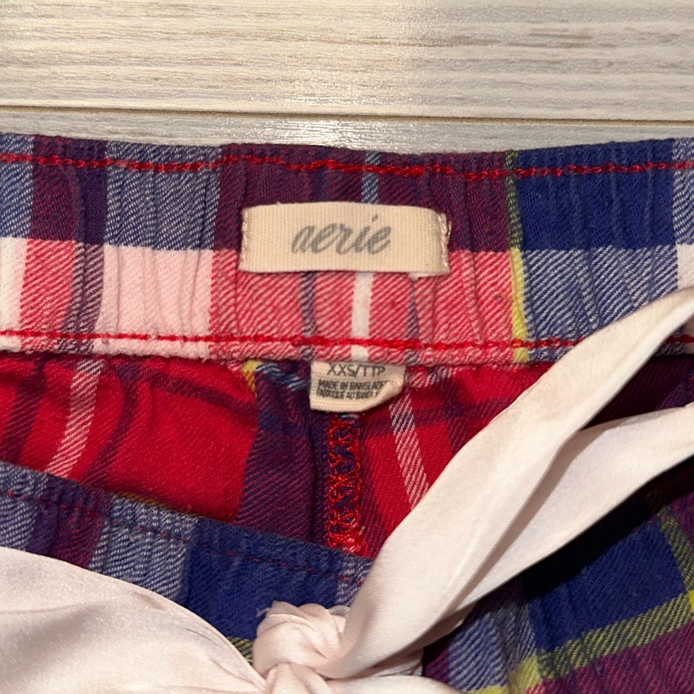 aerie Plaid Boxer Sleep Short - Picture 3 of 5